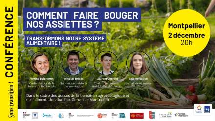 <span>Conférence : Comment faire bouger nos assiettes ?</span>